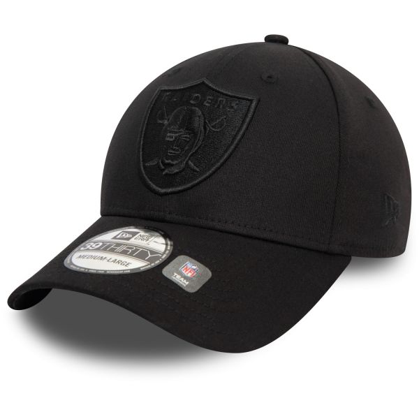 New Era 39Thirty Stretch Cap - MONO Las Vegas Raiders