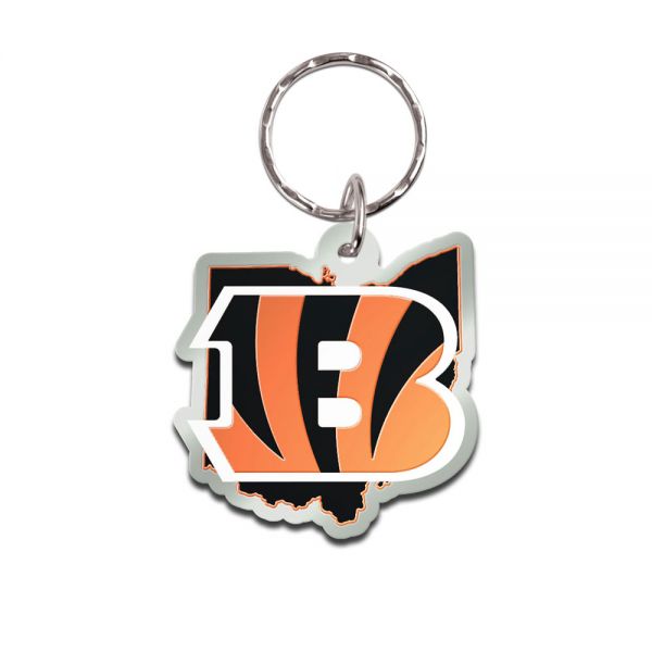 Wincraft STATE Key Ring Chain - NFL Cincinnati Bengals