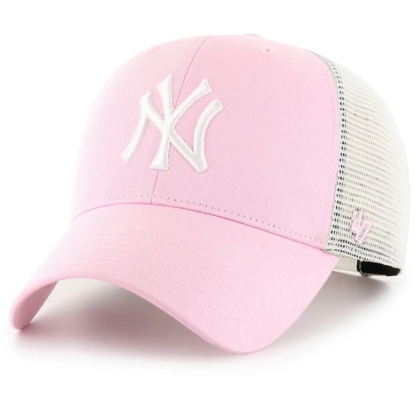 47 Brand Trucker Cap - FLAGSHIP New York Yankees petal pink