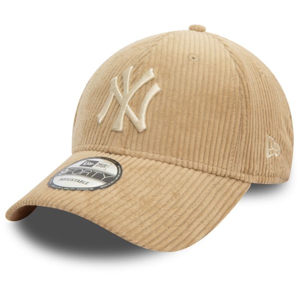 New Era 9Forty Strap Cap - BREITCORD New York Yankees taupe