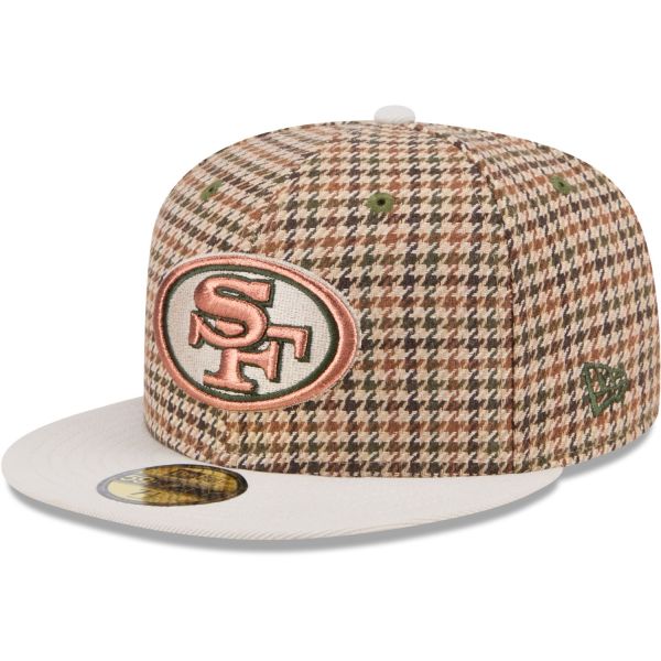 New Era 59Fifty Fitted Cap - HOUNDSTOOTH San Francisco 49ers