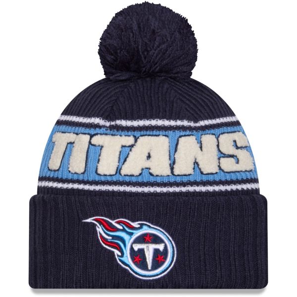 New Era NFL SIDELINE Knit Beanie - Tennessee Titans navy