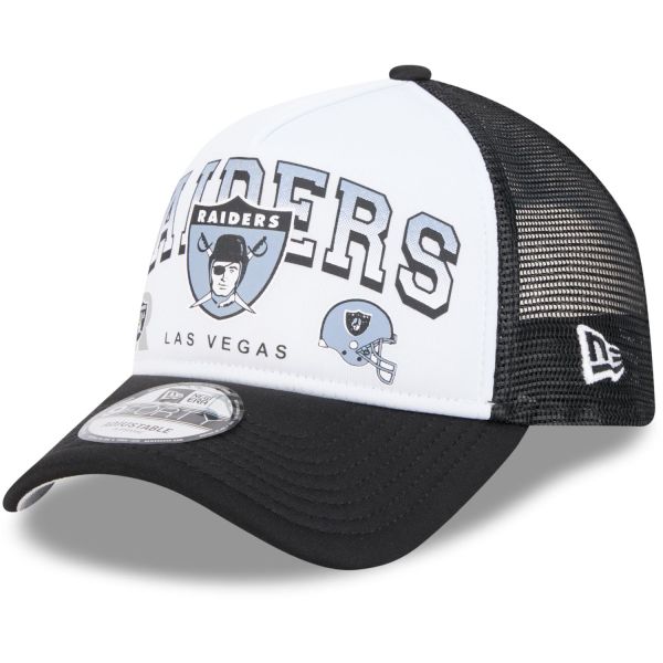 New Era A-Frame Mesh Trucker Cap - RETRO Oakland Raiders