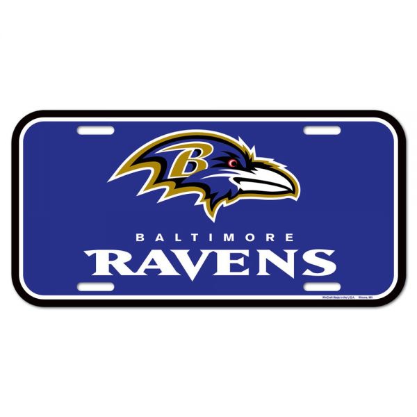 Wincraft NFL License Plate Sign - Baltimore Ravens