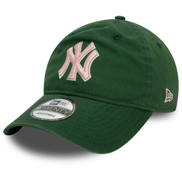 New Era 9Twenty Cap - WASHED New York Yankees dunkelgrün