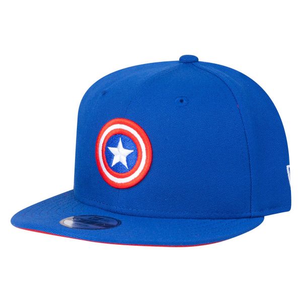 New Era 9Fifty Snapback Kids Cap - Captain America royal