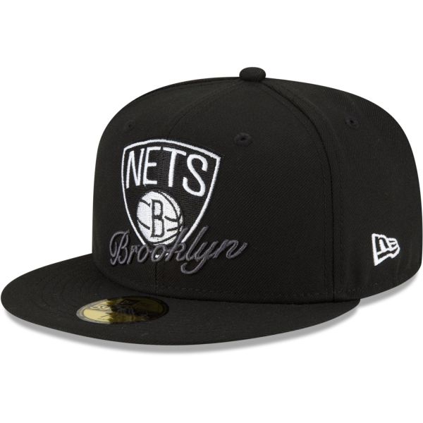 New Era 59Fifty Fitted Cap - DUAL LOGO Brooklyn Nets