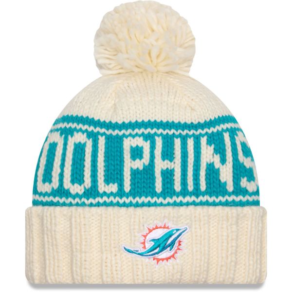 New Era SIDELINE Femme Bonnet Beanie - NFL Miami Dolphins