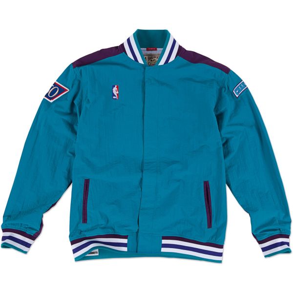 M&N Authentic Warm Up Veste Charlotte Hornets 1996-97