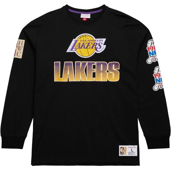 Mitchell & Ness Longsleeve - PATCHES Los Angeles Lakers