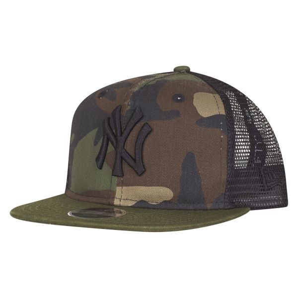 New Era Kids Snapback Cap - NY Yankees washed wood camo