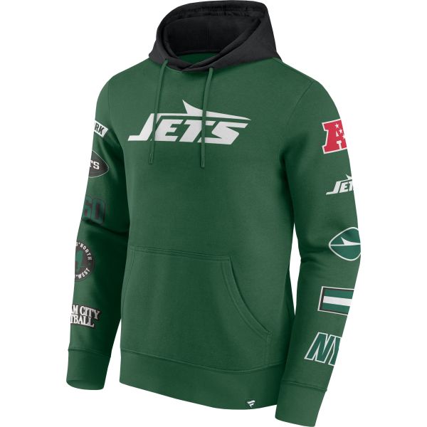 New York Jets NFL Sleeve Prints Hoody