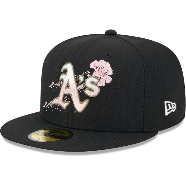 New Era 59Fifty Fitted Cap - DOTTED FLORAL Oakland Athletics