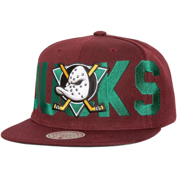 Mitchell & Ness Snapback Cap FULL FRONTAL Anaheim Ducks