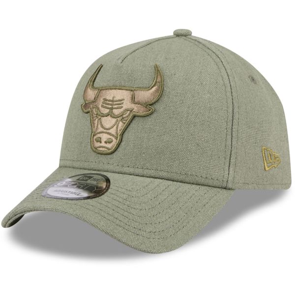 New Era A-Frame Trucker Lin Cap - Chicago Bulls olive