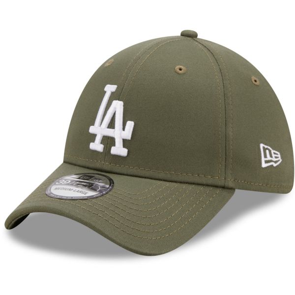 New Era 39Thirty Stretch Cap - Los Angeles Dodgers oliv