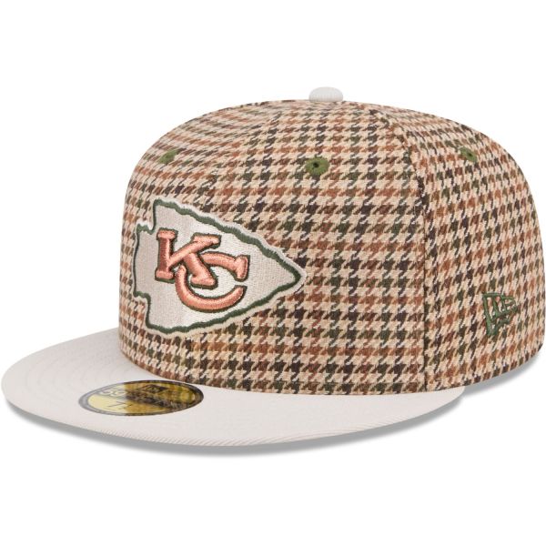 New Era 59Fifty Fitted Cap - HOUNDSTOOTH Kansas City Chiefs