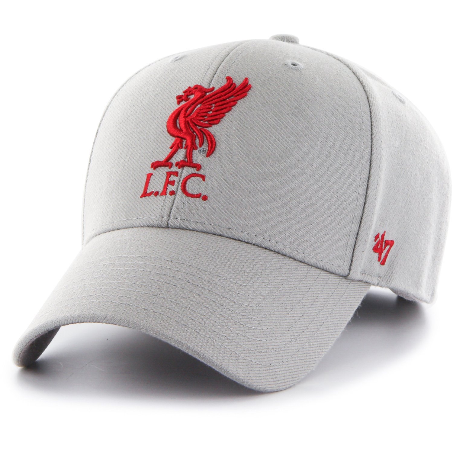 47 Brand Relaxed Fit Cap - FC Liverpool grau | Strapback | Caps ...