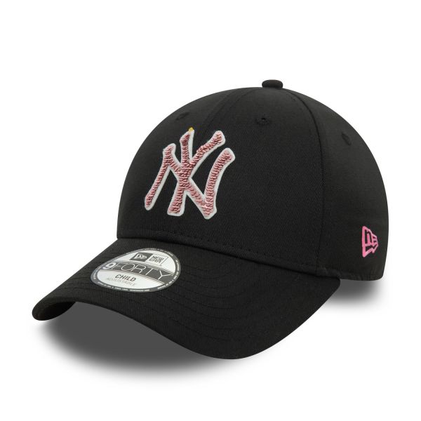 New Era 9Forty Kids Cap - SEQUIN New York Yankees black