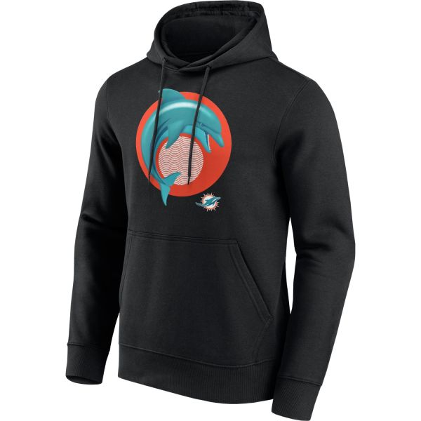 NFL Fleece Hoody - ILLUSTRATION Miami Dolphins