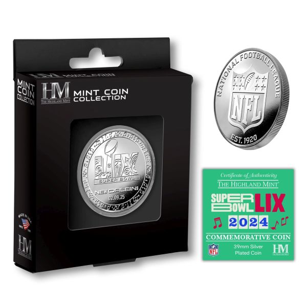 Super Bowl LIX New Orleans Flip Coin NFL Münze 39mm