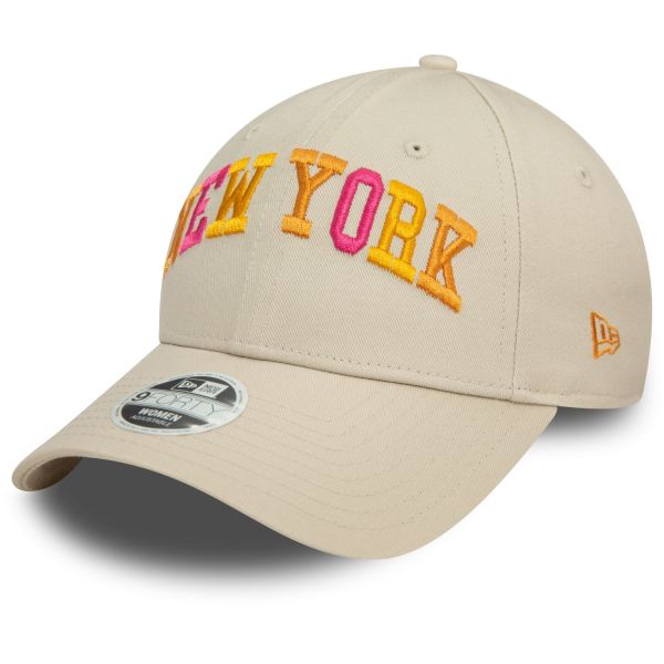 New Era 9Forty Strapback Damen Cap - NEW YORK stone beige