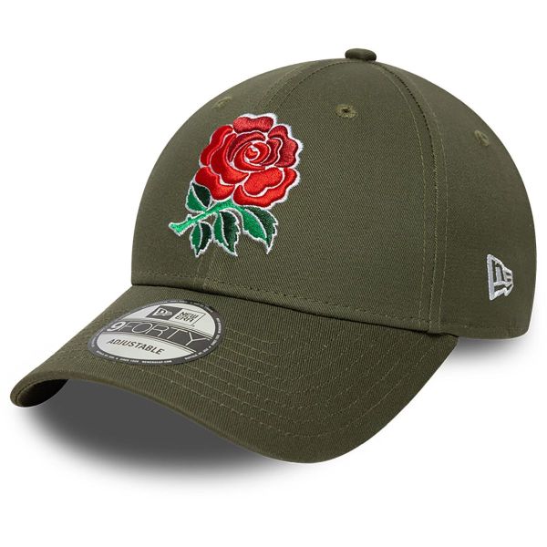 New Era 9Forty Strapback Cap - ENGLAND RUGBY oliv