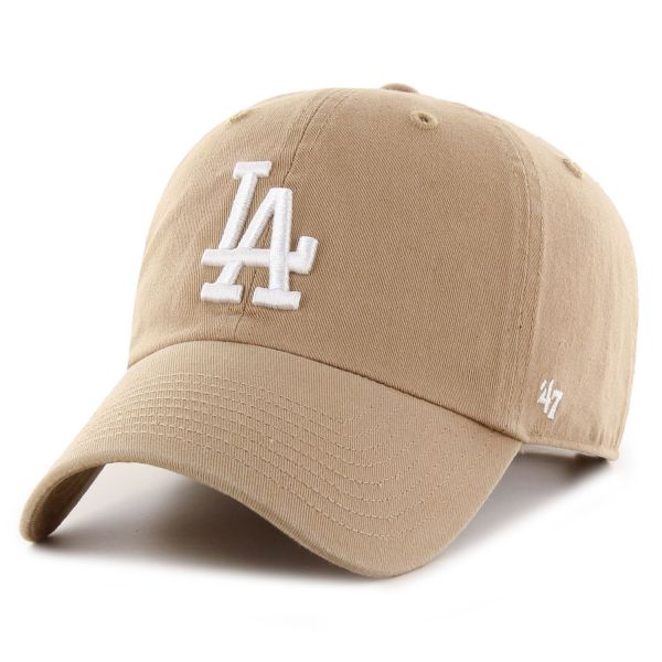 47 Brand Strapback Cap - CLEAN UP Los Angeles Dodgers khaki