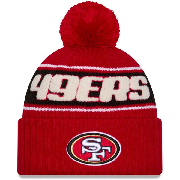 New Era NFL SIDELINE Knit Beanie - San Francisco 49ers red