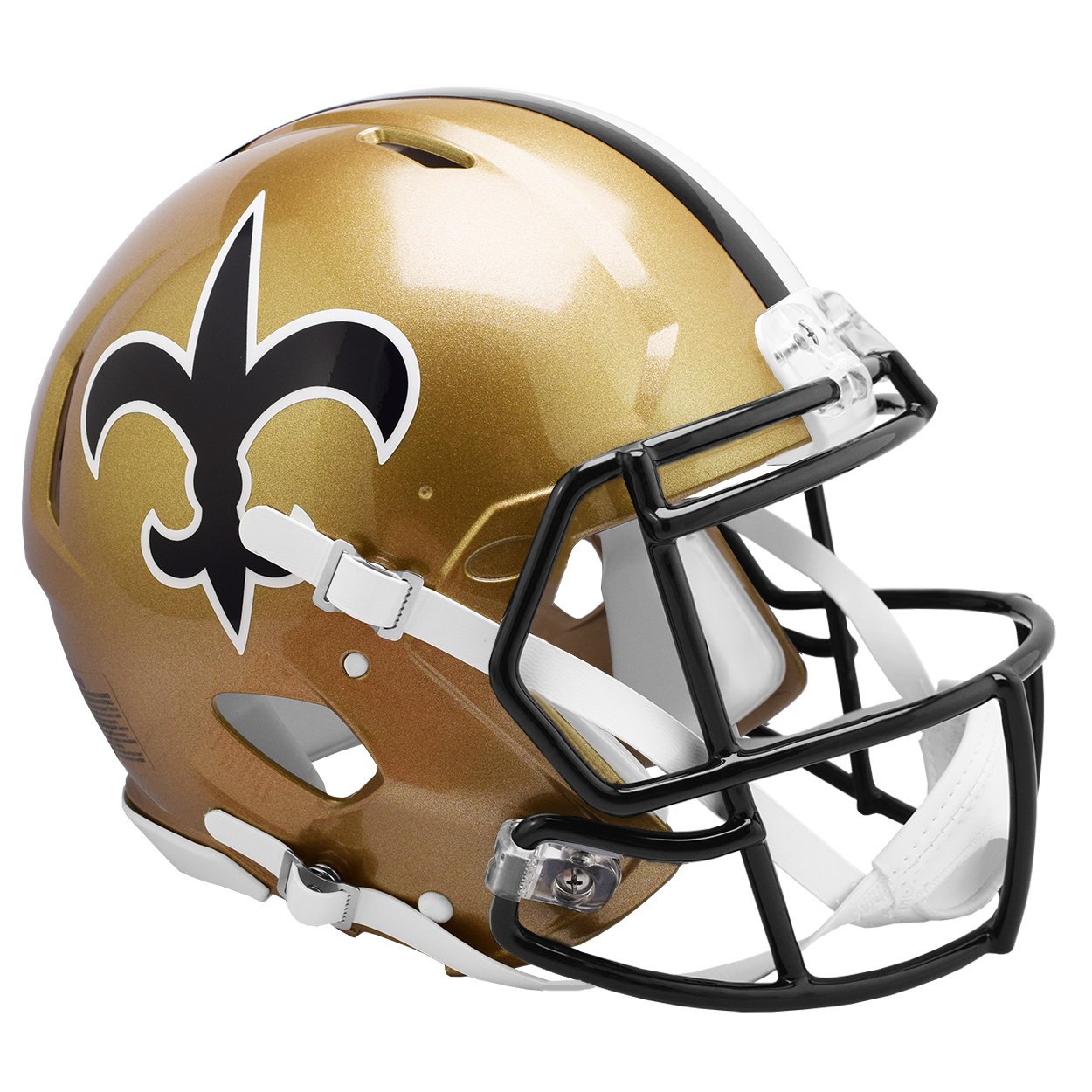 Riddell Speed Authentic Helm - New Orleans Saints 1976-1999 | Helme ...