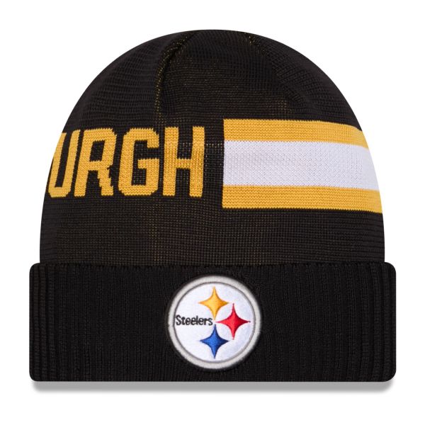 New Era NFL SIDELINE Tech Knit Beanie - Pittsburgh Steelers