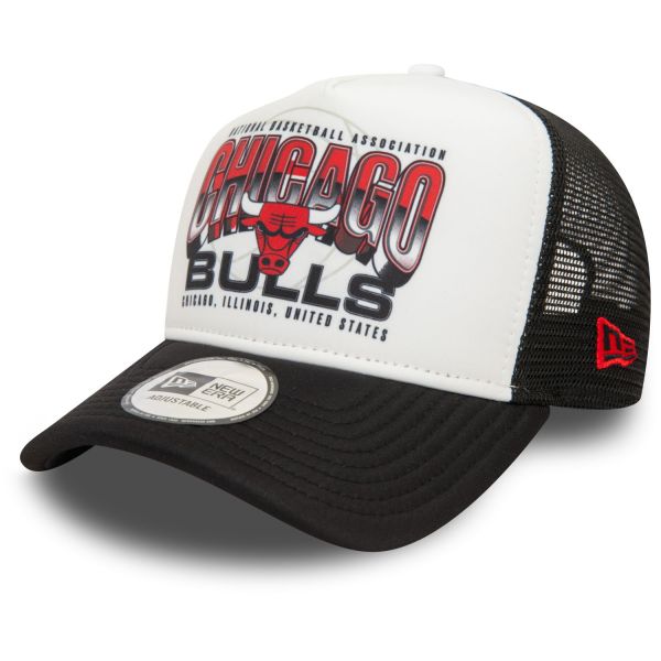 New Era A-Frame Mesh Trucker Cap - PRINTED Chicago Bulls