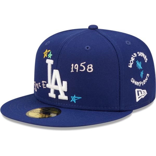 Los Angeles Dodgers New Era 1988 World Series Champions 59FIFTY Fitted Hat  - Black