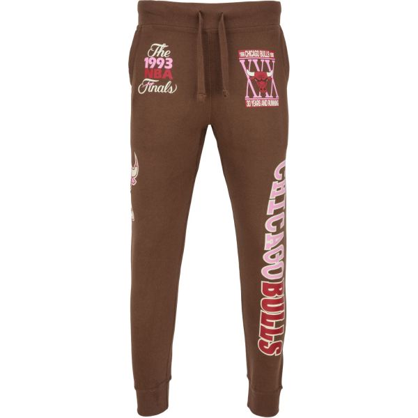 NBA Jogger Fleece Sweatpants - SUGAR Chicago Bulls