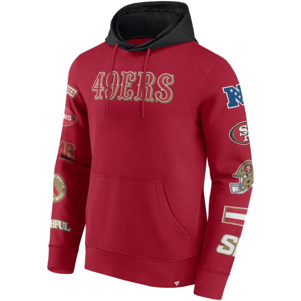 San Francisco 49ers NFL Sleeve Prints Hoody