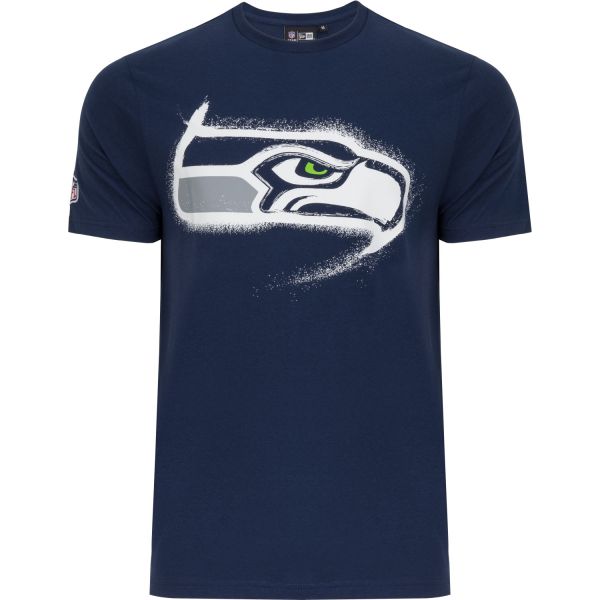 New Era NFL Shirt - SPRAY Seattle Seahawks navy