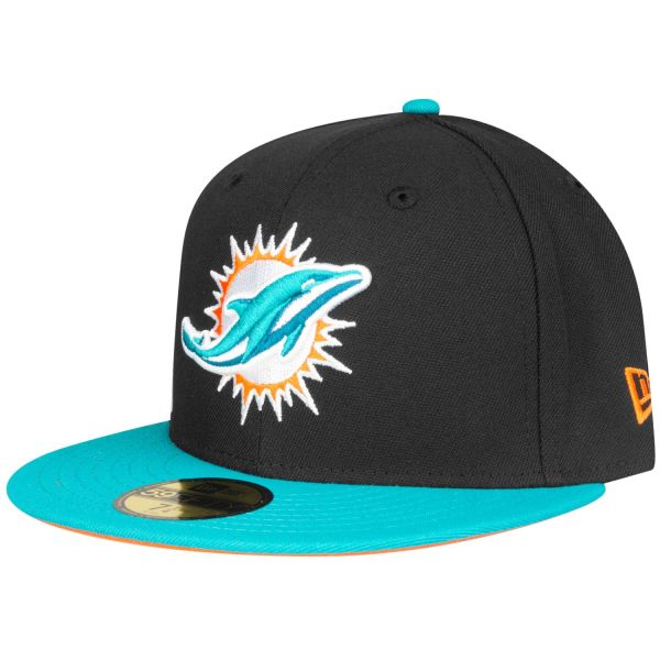 New Era 59Fifty Fitted Cap - NFL Miami Dolphins schwarz