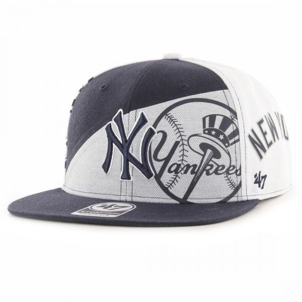 47 Brand Snapback Cap - PATCHWORK New York Yankees navy