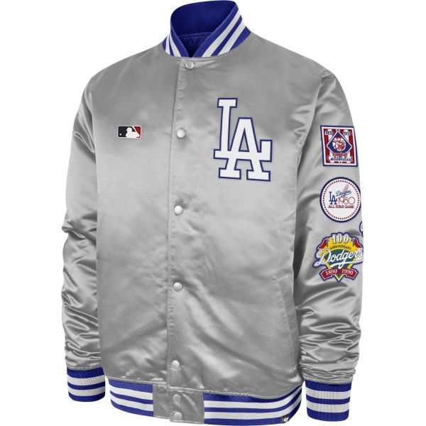 47 Brand College Bomber Jacket - PATCHES Los Angeles Dodgers