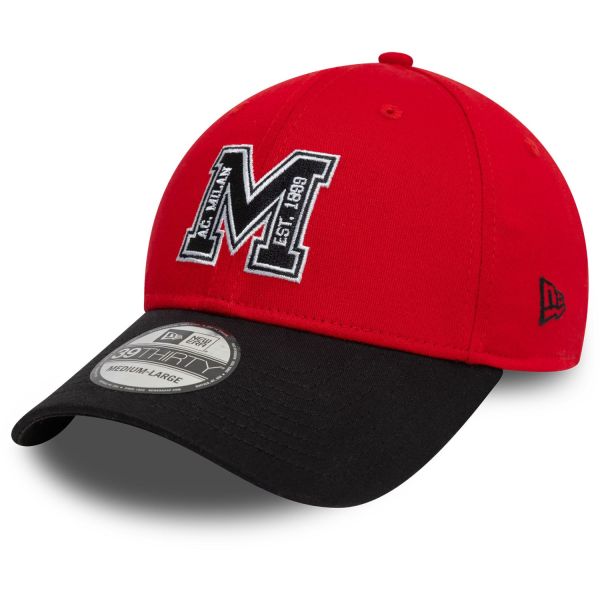 New Era 39Thirty Stretch Cap - AC Milan black