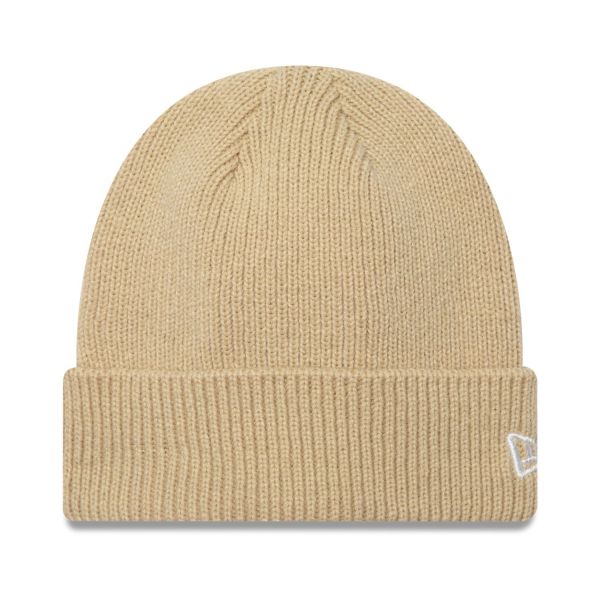 New Era Wintermütze Beanie - WOOL CUFF KNIT stone beige