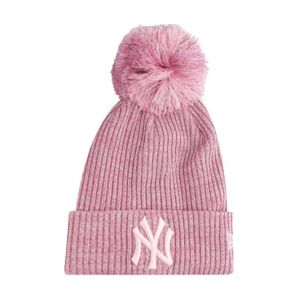 New Era Fille Chapeau d'hiver BOBBLE Beanie - NY Yankees