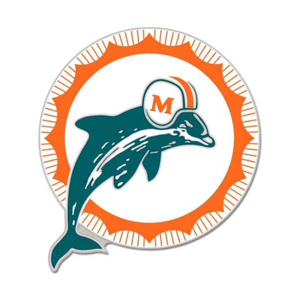 NFL Universal Bijoux Caps PIN Miami Dolphins RETRO