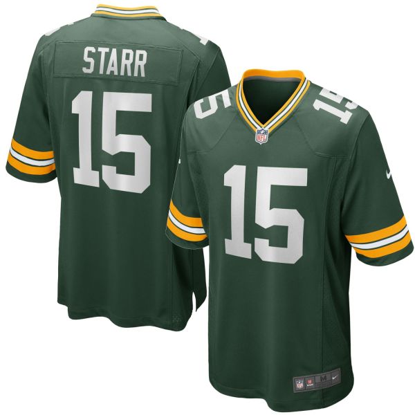 Nike GAME Jersey Green Bay Packers #15 Bart Starr