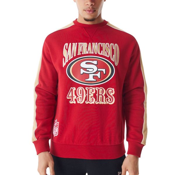 New Era Fleece Pullover - PIPING San Francisco 49ers