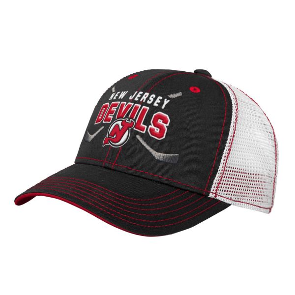 Outerstuff Kids Trucker Cap - LOCK UP New Jersey Devils