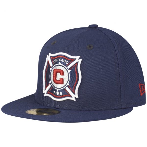 New Era 59Fifty Fitted Cap - MLS Chicago Fire navy