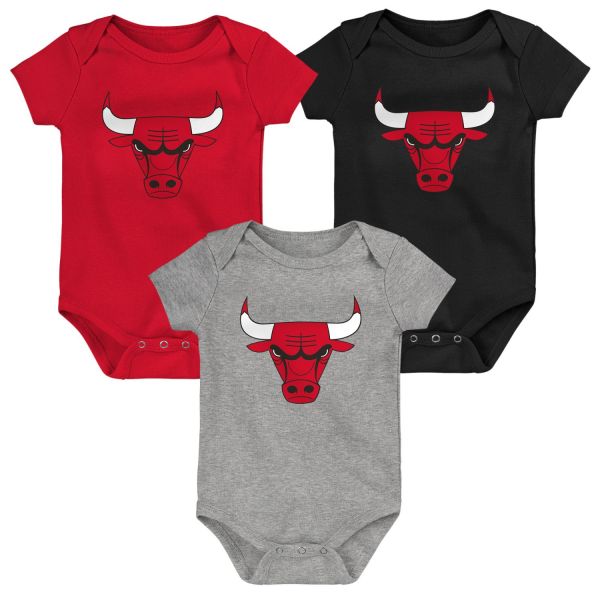 Outerstuff NBA Bébé 3 pièces Barboteuse Chicago Bulls