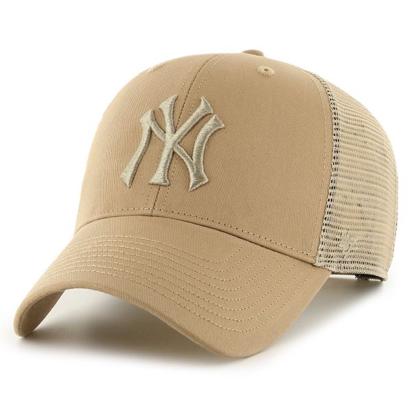 47 Brand Trucker Cap - BRANSON New York Yankees khaki beige