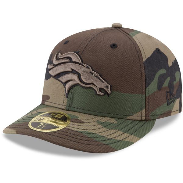 New Era 59Fifty LOW PROFILE Cap - Denver Broncos wood camo